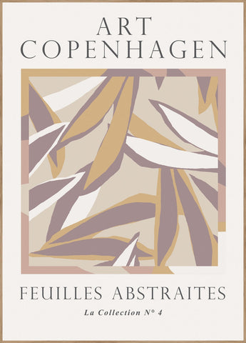 Feuilles abstraites 1 | INDRAMMET BILLEDE Indrammet billede MF