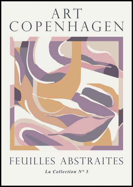 Feuilles abstraites 2 | INDRAMMET BILLEDE Indrammet billede MF