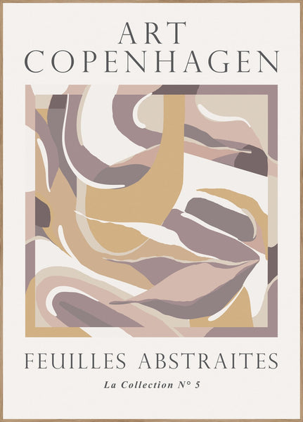 Feuilles abstraites 2 | INDRAMMET BILLEDE Indrammet billede MF