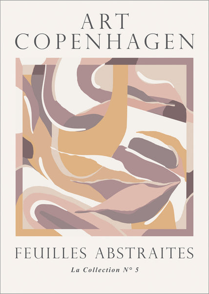 Feuilles abstraites 2 | PLAKAT Plakat MF