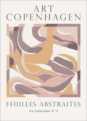 Feuilles abstraites 2 | PLAKAT Plakat MF