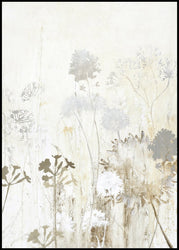 Fleurs rustiques 1 | INDRAMMET BILLEDE Indrammet billede MF 30x40 Sort