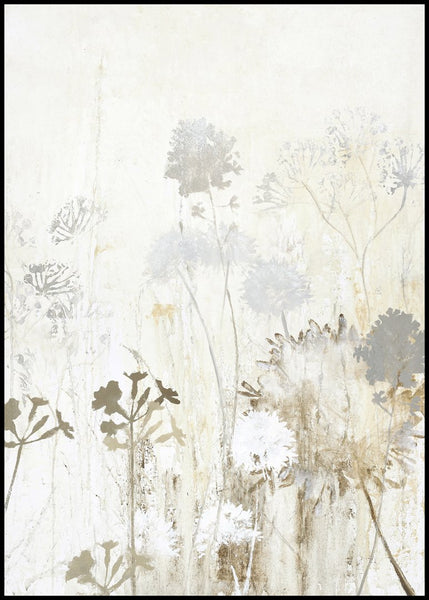 Fleurs rustiques 1 | INDRAMMET BILLEDE Indrammet billede MF 30x40 Sort
