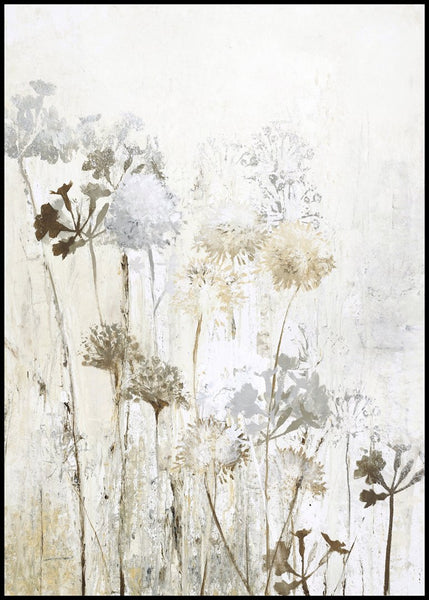 Fleurs rustiques 2 | INDRAMMET BILLEDE Indrammet billede MF 30x40 Sort
