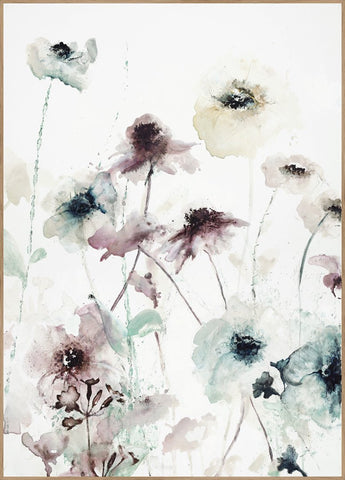 Flower Dance 1 | INDRAMMET BILLEDE Indrammet billede MF 30x40 Egeramme
