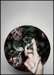 Flower Lady 2 | INDRAMMET BILLEDE Indrammet billede MF