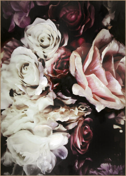 Flower magic 1 | INDRAMMET BILLEDE Indrammet billede MF 30x40 Egeramme