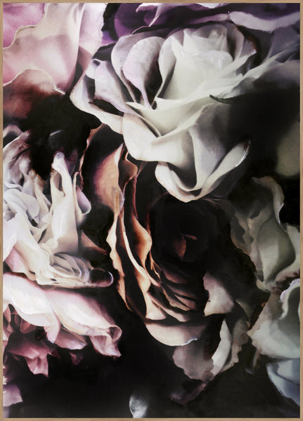 Flower magic 2 | INDRAMMET BILLEDE Indrammet billede MF 30x40 Egeramme