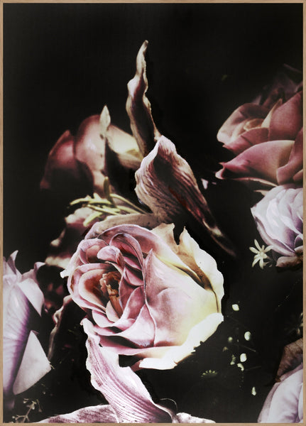 Flower magic 3 | INDRAMMET BILLEDE Indrammet billede MF 30x40 Egeramme