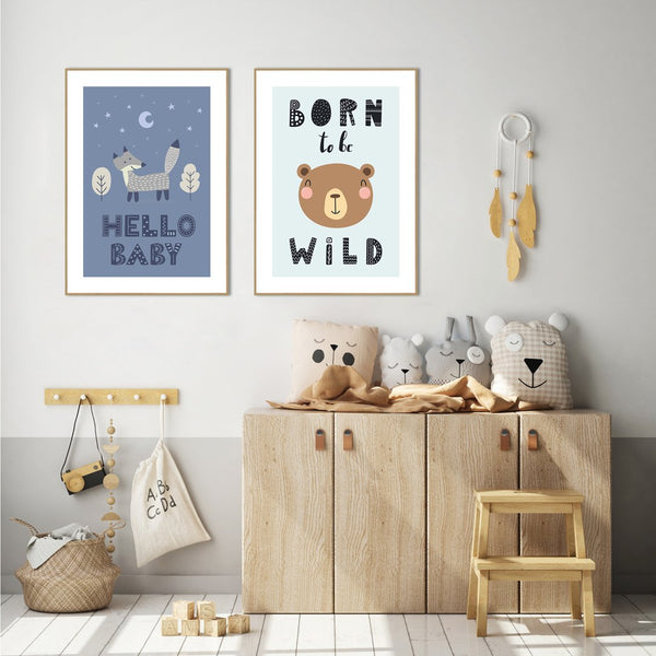Fox Blue | INDRAMMET BILLEDE Indrammet billede MF