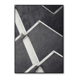 Fragments 7 | INDRAMMET BILLEDE Indrammet billede MF 30x40 Sort