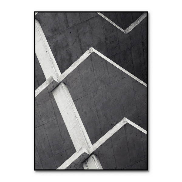 Fragments 7 | INDRAMMET BILLEDE Indrammet billede MF 30x40 Sort