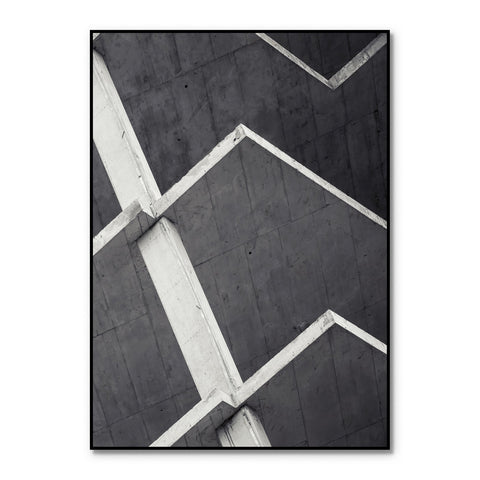 Fragments 7 | INDRAMMET BILLEDE Indrammet billede MF 30x40 Sort