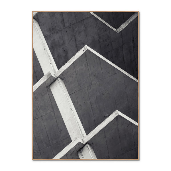 Fragments 7 | INDRAMMET BILLEDE Indrammet billede MF 30x40 Egeramme