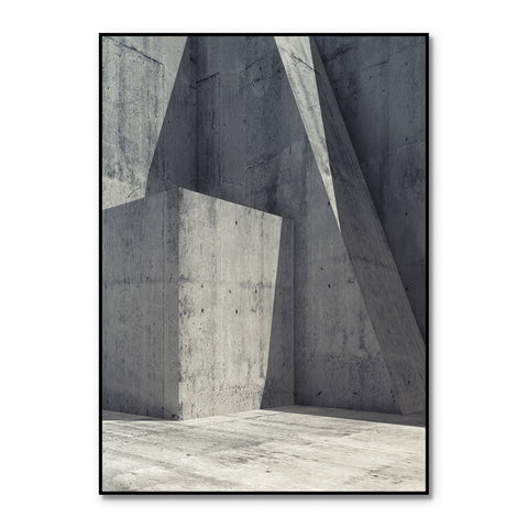 Fragments 8 | INDRAMMET BILLEDE Indrammet billede MF 30x40 Sort