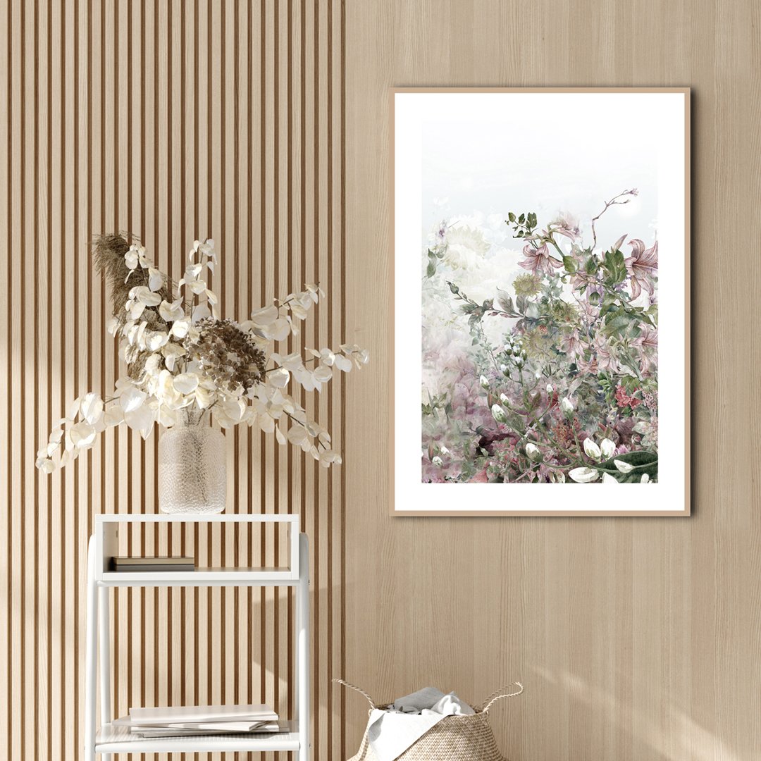 Garden Life 2 | INDRAMMET BILLEDE Indrammet billede MF 30x40 Egeramme
