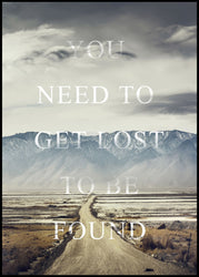 Get lost | INDRAMMET BILLEDE Indrammet billede MF