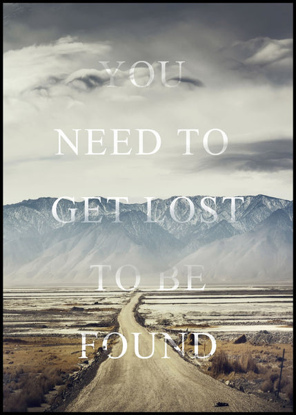 Get lost | INDRAMMET BILLEDE Indrammet billede MF