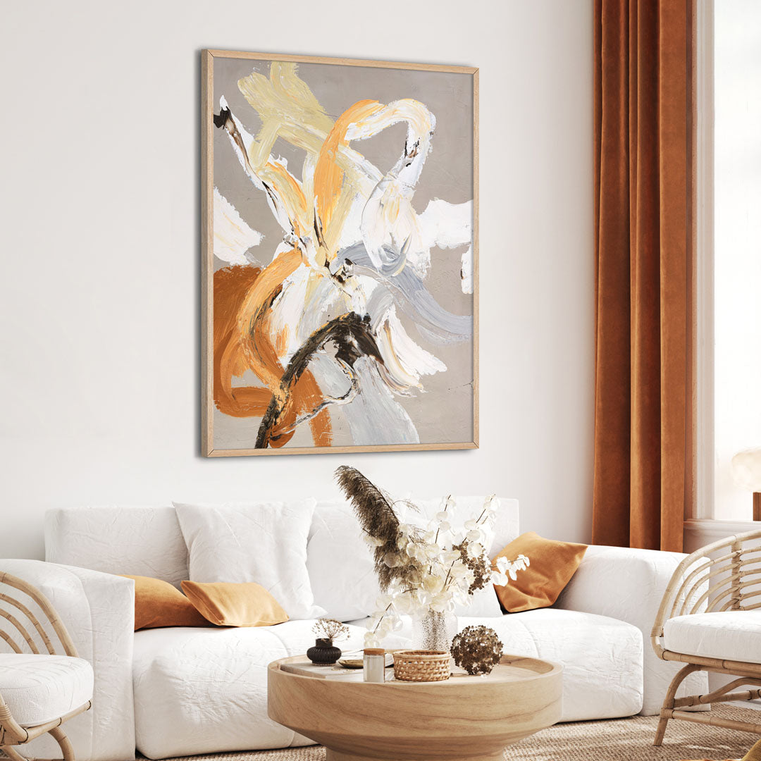 Go Ahead | DESIGN PAINTING Design maleri ART COPENHAGEN 90x120 Uden ramme 