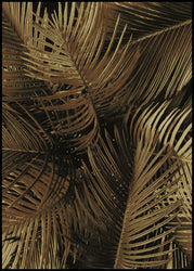 Golden palm 2 | INDRAMMET BILLEDE Indrammet billede MF