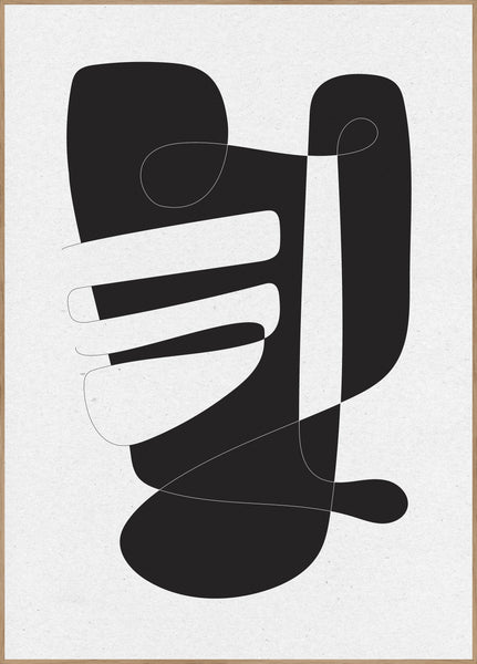 Graphical 4 | INDRAMMET BILLEDE Indrammet billede MF 30x40 Egeramme