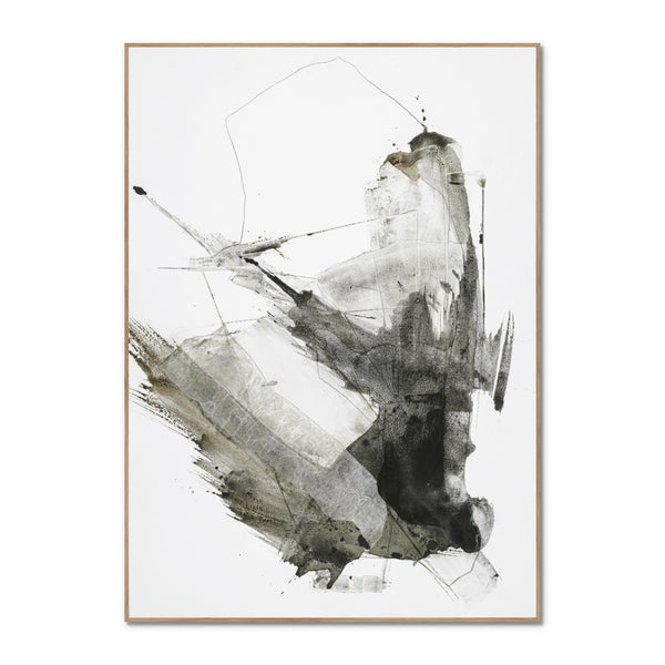 Graphical shapes 1 | INDRAMMET BILLEDE Indrammet billede MF 30x40 Egeramme