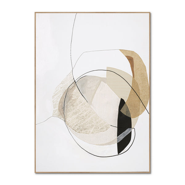 Graphical shapes 4 | INDRAMMET BILLEDE Indrammet billede MF 30x40 Egeramme