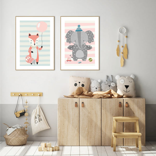 Happy Elephant | INDRAMMET BILLEDE Indrammet billede MF