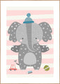 Happy Elephant | INDRAMMET BILLEDE