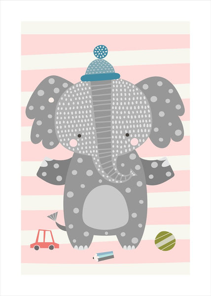 Happy Elephant | PLAKAT Plakat MF