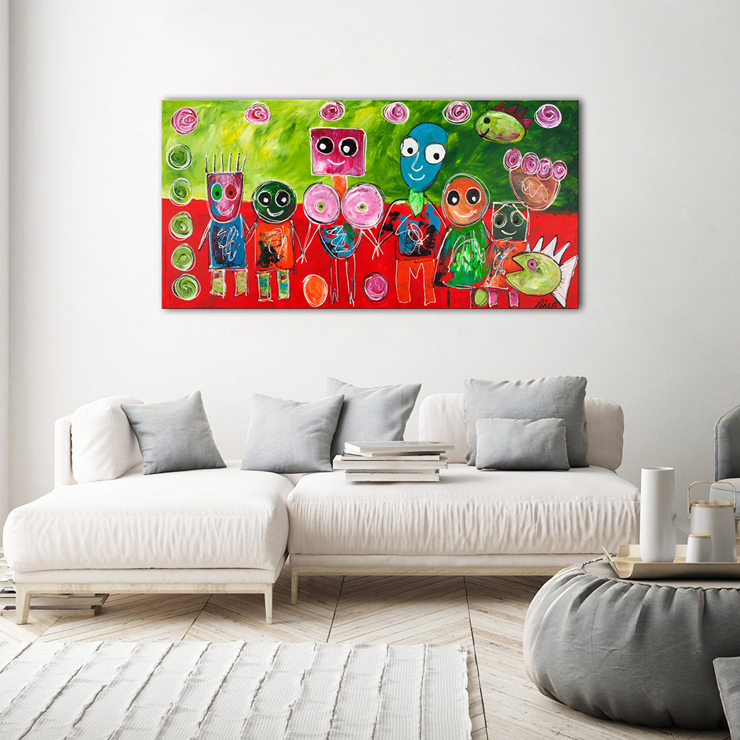 Heartfelt Family | PREMIUM MALERI Premium Maleri ART COPENHAGEN   