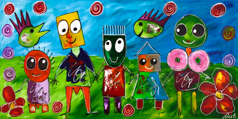 Heartfelt Family 2 | PREMIUM MALERI Premium Maleri ART COPENHAGEN   