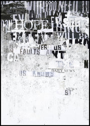 Hope | INDRAMMET BILLEDE Indrammet billede MF 30x40 Sort