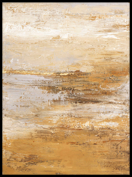 Hydrate | DESIGN PAINTING Design maleri ART COPENHAGEN 90x120 Sort ramme 