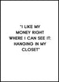 I like my money | INDRAMMET BILLEDE