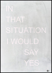 In that situation | INDRAMMET BILLEDE Indrammet billede MF