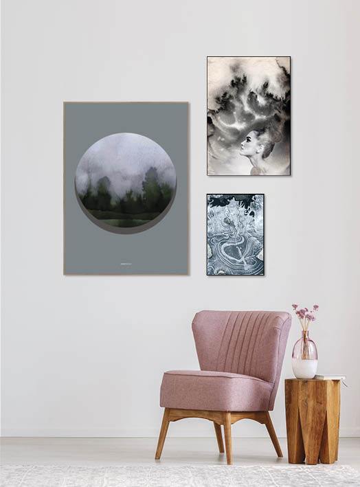 Dusty rain | INDRAMMET BILLEDE Indrammet billede MF