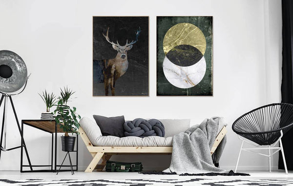 Deerly dark | INDRAMMET BILLEDE Indrammet billede MF