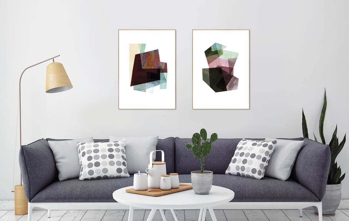 Square Garden 1 | INDRAMMET BILLEDE Indrammet billede MF