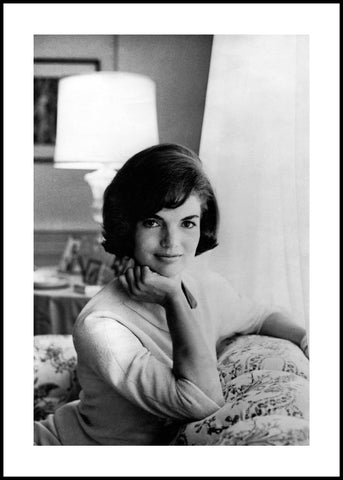Jackie | INDRAMMET BILLEDE Indrammet billede MF 30x40 Sort