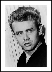 James Dean 4 | INDRAMMET BILLEDE Indrammet billede MF 30x40 Sort