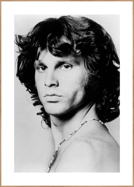 Jim Morrison | INDRAMMET BILLEDE Indrammet billede MF 30x40 Egeramme