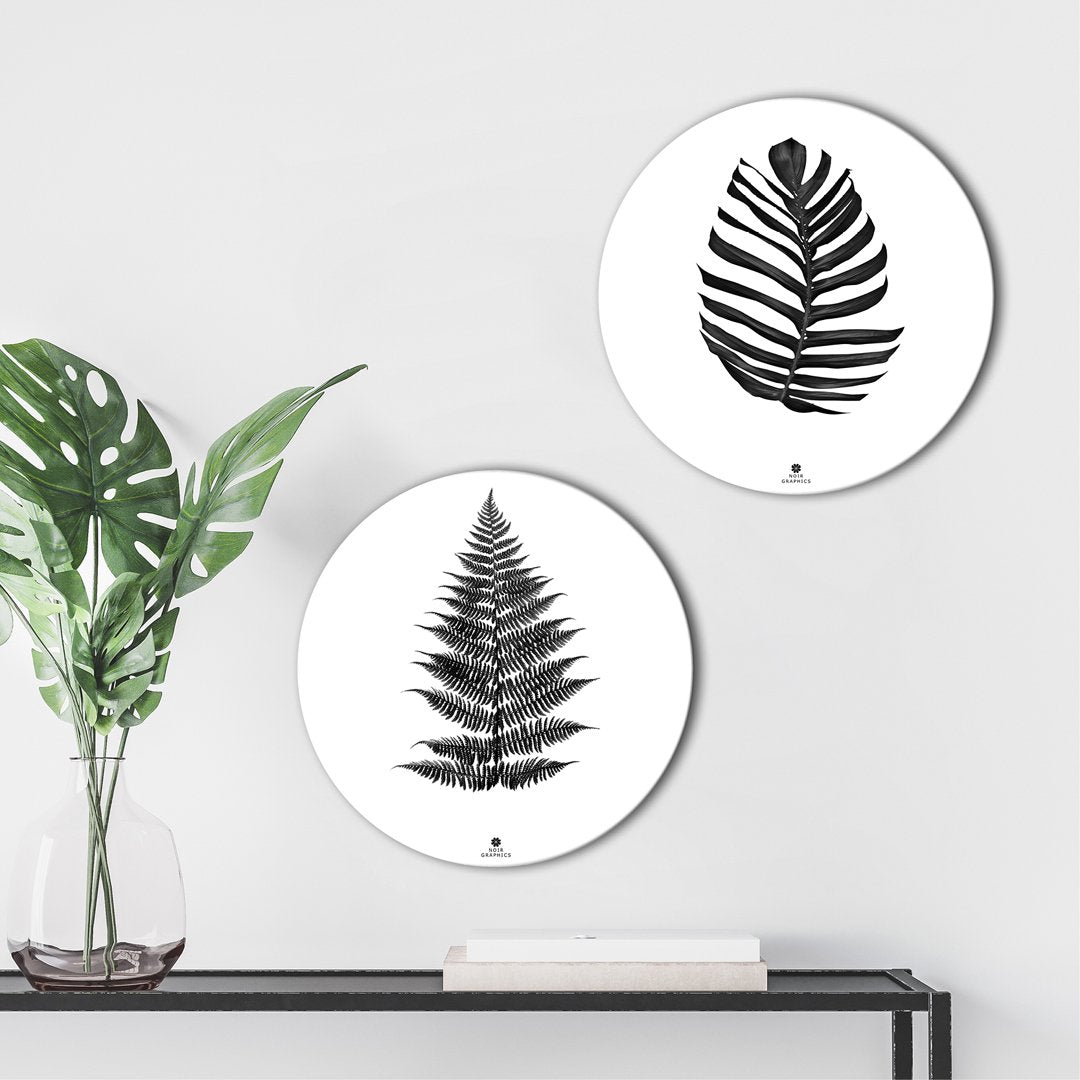 Jungle Leaf black | CIRCLE ART Circle Art ART COPENHAGEN   