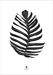 Jungle Leaf black | PLAKAT Plakat MF
