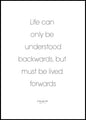 Life can only | INDRAMMET BILLEDE