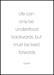 Life can only | INDRAMMET BILLEDE Indrammet billede MF