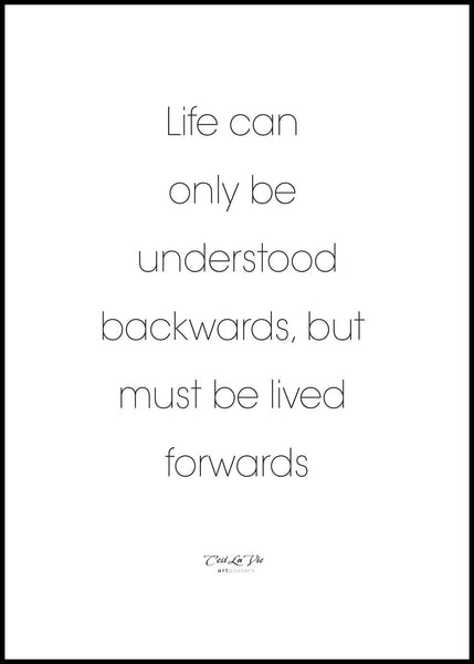 Life can only | INDRAMMET BILLEDE Indrammet billede MF