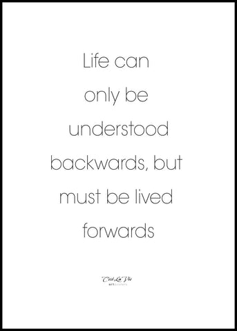 Life can only | INDRAMMET BILLEDE Indrammet billede MF