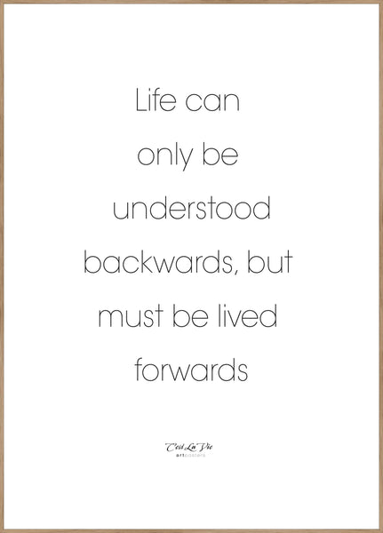 Life can only | INDRAMMET BILLEDE Indrammet billede MF