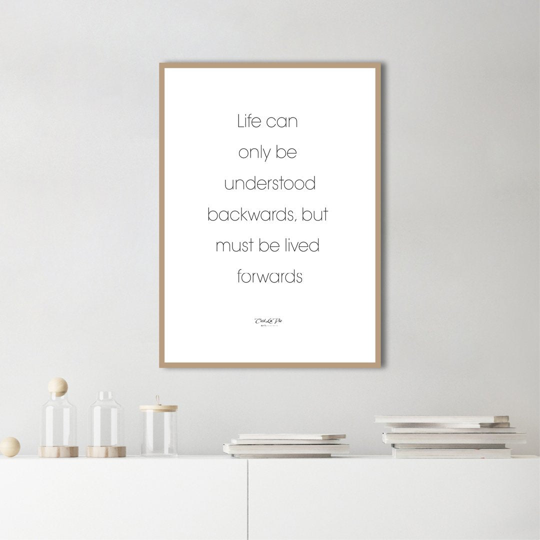 Life can only | PLAKAT Plakat MF